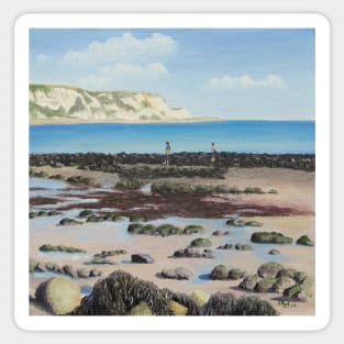 The Warren Beach, Folkestone Sticker